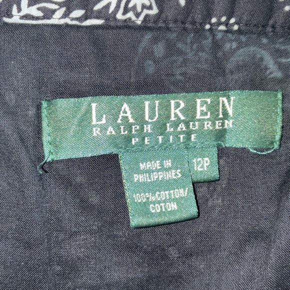 Ralph Lauren Black and White A-Line Skirt - Picture 2 of 2